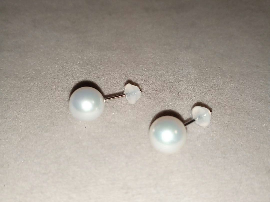 ★連休セール★真珠倶楽部 アコヤ パール ピアス K14WG 8.0〜8.5mm