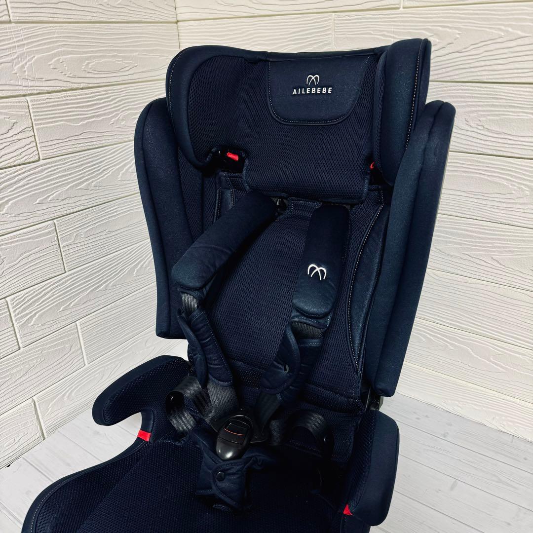 エールべべパパットグランスグランネイビージュニアシートAILEBEBE
