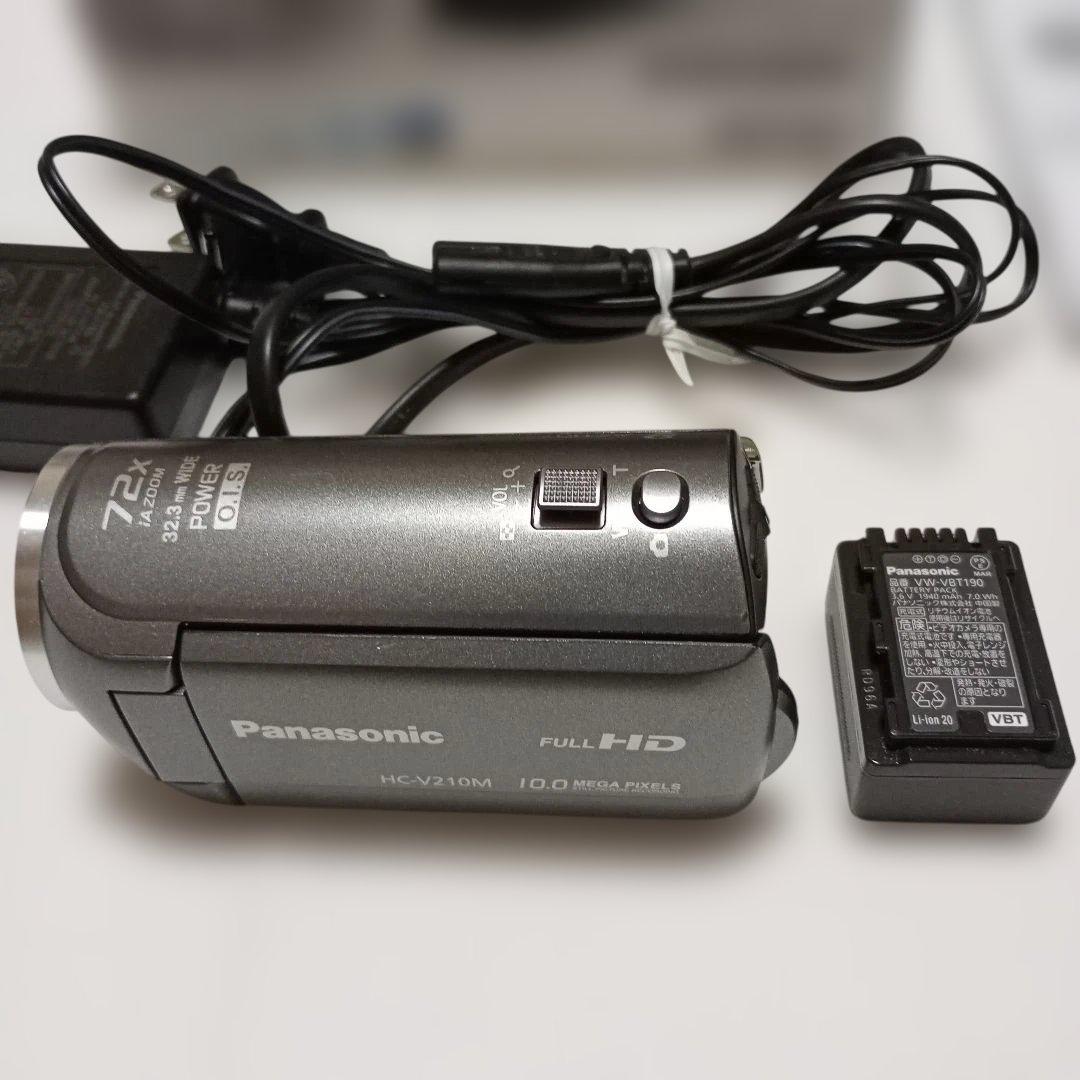 【超美品】Panasonic HC-V210Mデジタルハイビジョンビデオカメラ