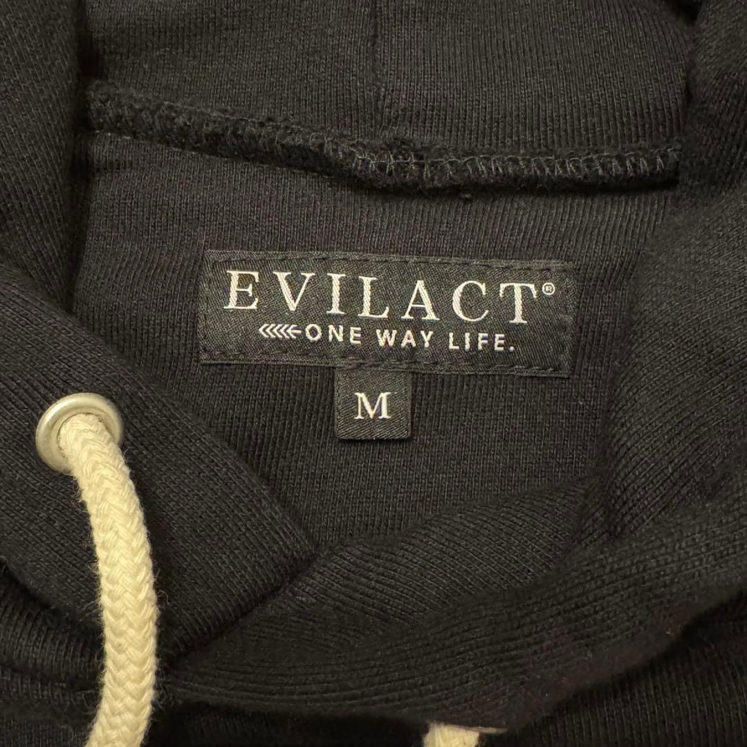 EVILACT スウェットパーカー ブラック Mサイズ