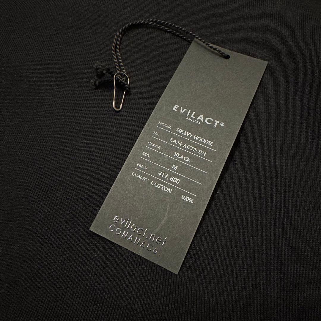 EVILACT スウェットパーカー ブラック Mサイズ