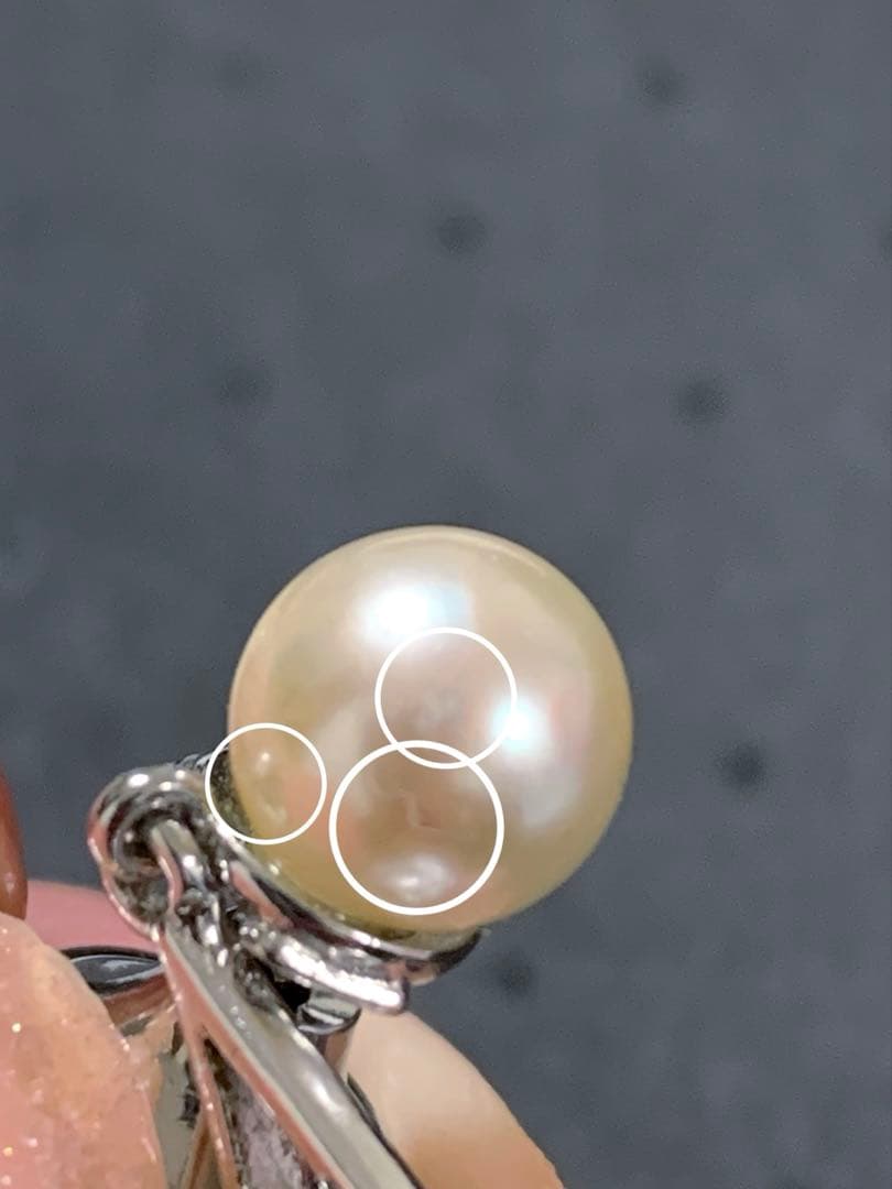 ☆MIKIMOTO☆パール×揺れるビジュー ピンブローチ