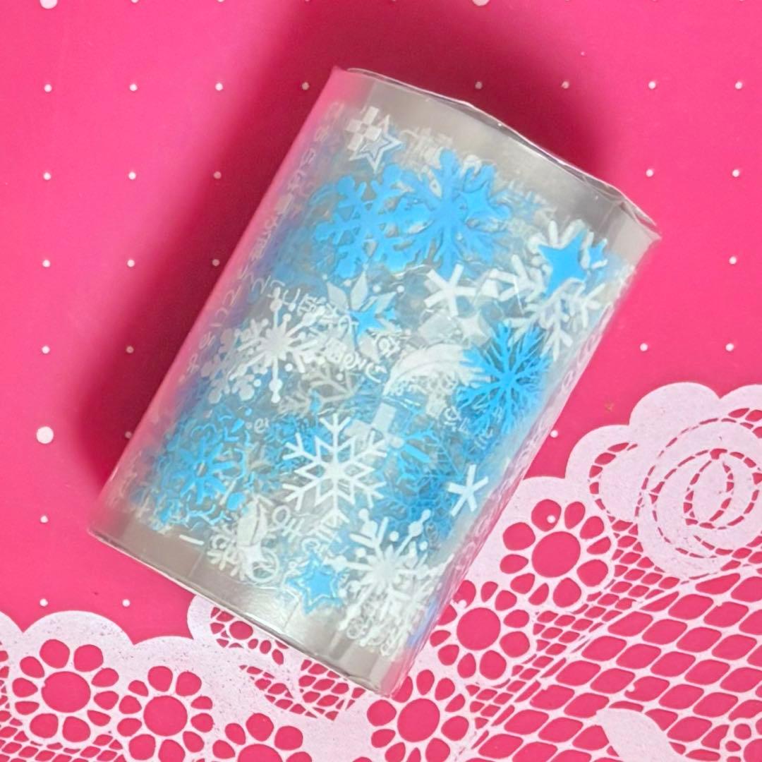 PET 雪花记忆 ダイカット加工 海外マスキングテープ 海外マステ 雪