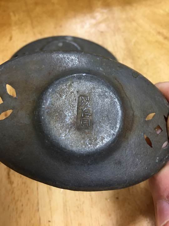 古錫明時代茶托茶道具錫製沈存周|mercariメルカリ官方指定廠商|Bibian