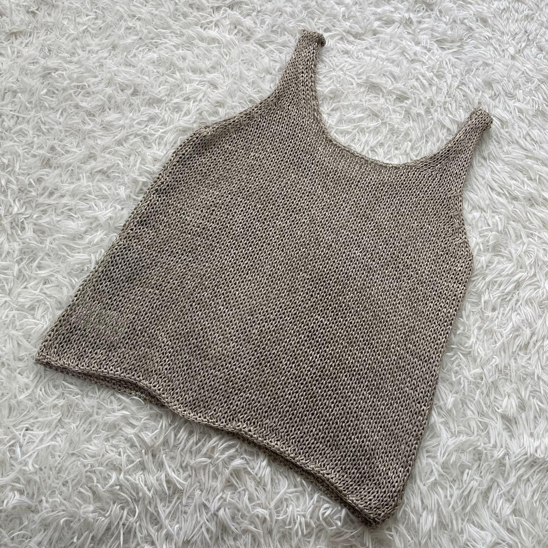 プラージュ CRAFTタンク　リネン混