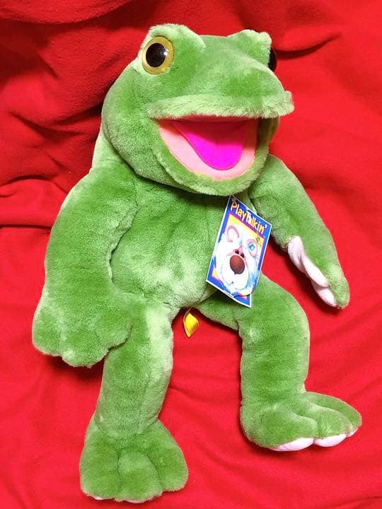 カエルパペット ぬいぐるみ プレイトーキン Play Talkin プレイ