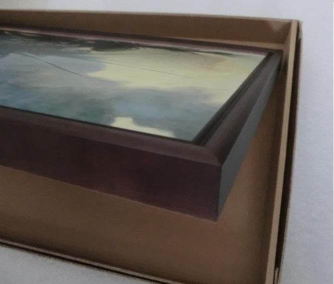 田中一村　額装印刷物　アダンの海辺