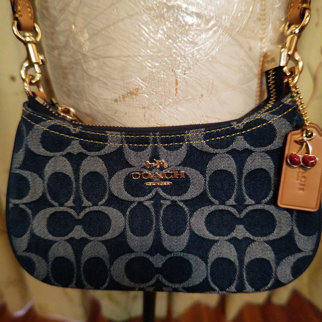 最終お値下げCOACH コーチ ショルダーバッグ ハンドバッグ デニム