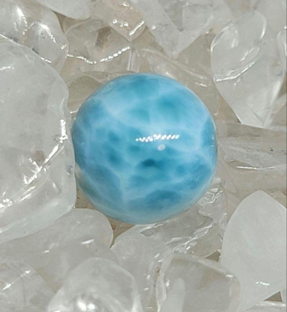 高品質★ ラリマー 約 11.5mm 粒売り ①