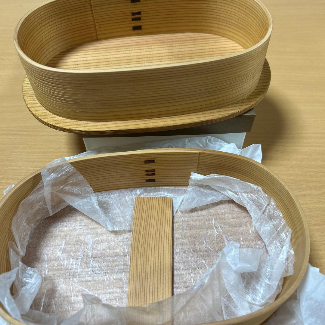 新品未使用❣️大館工芸社 秋田杉 曲げわっぱ 小判 弁当 大 - メルカリ