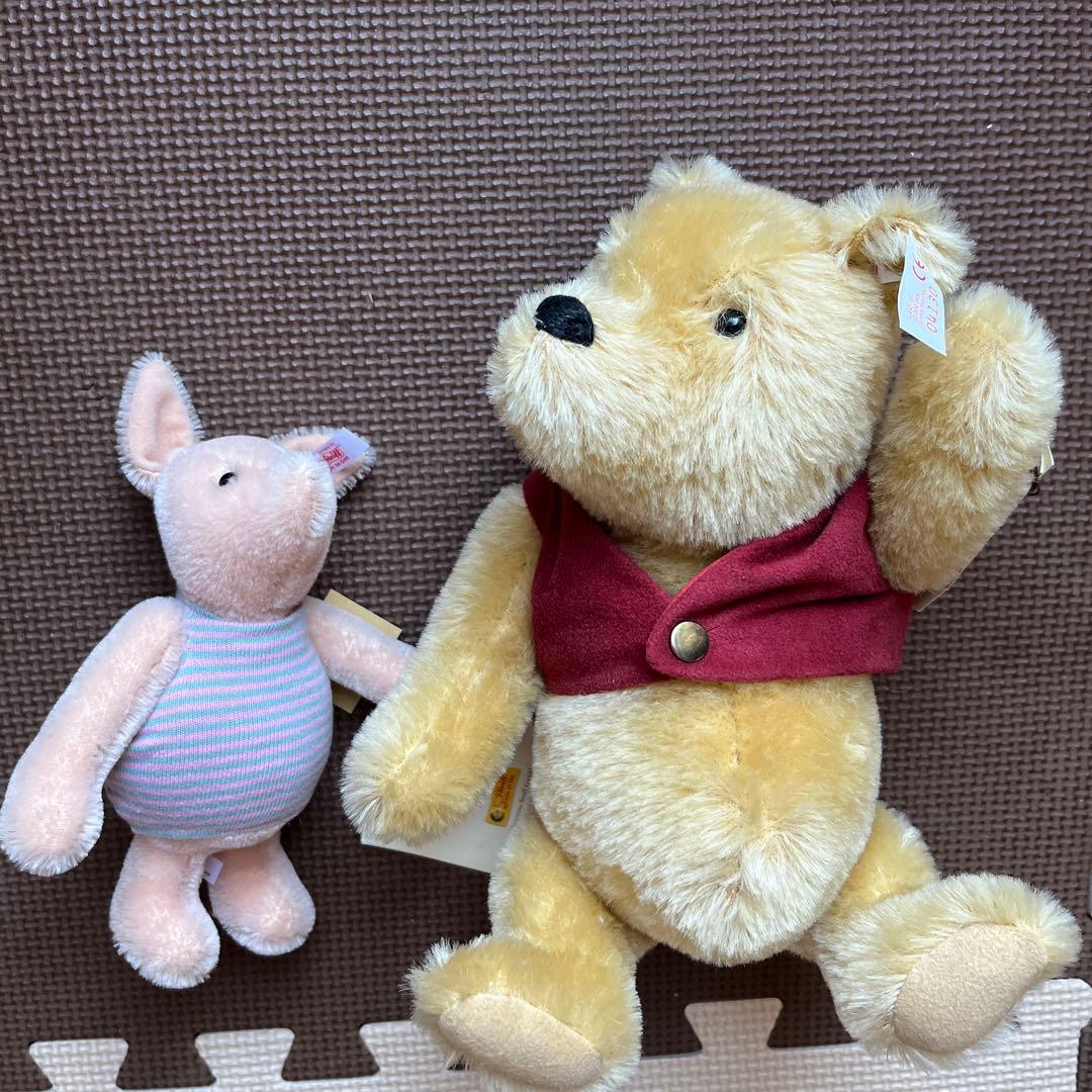 シュタイフ プーさん&ピグレット　セット　クラシック　ぬいぐるみ シュタイフ プーさん&ピグレット セット クラシック ぬいぐるみ Amazon
