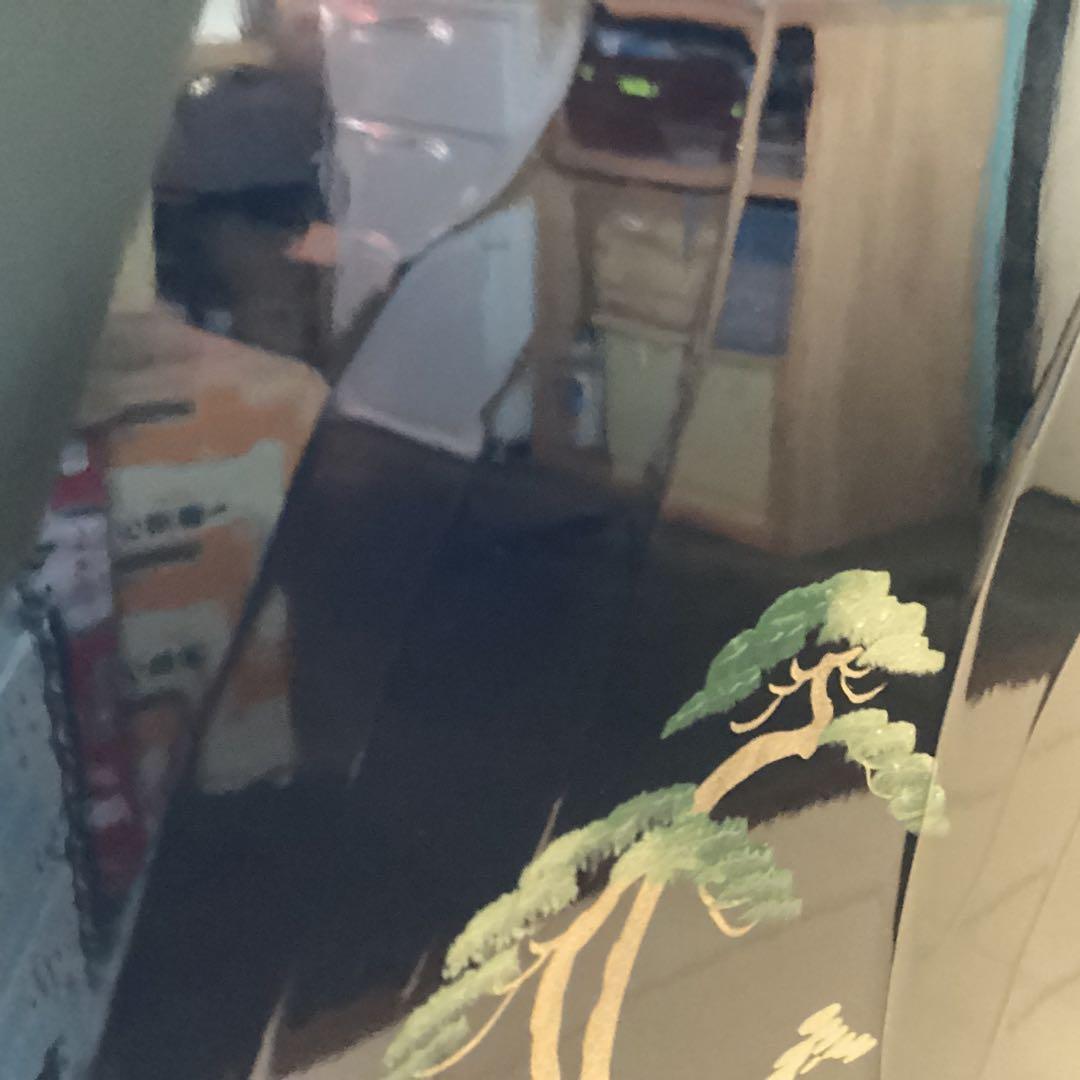 即日発送 本金蒔絵通産大臣賞受賞 三つ折り屏風富士山