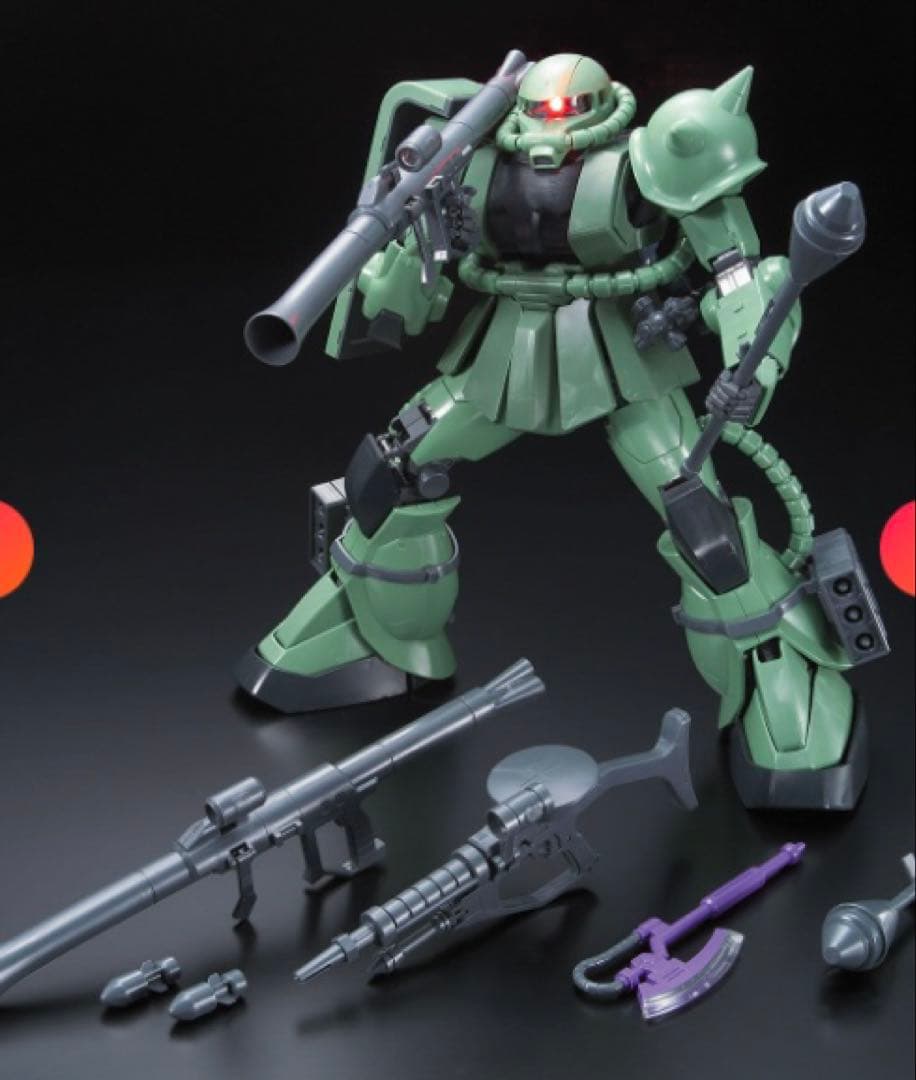 限定品 PG1/60 MS-06F ZAKU II +武器 アニメーションカラー - メルカリ