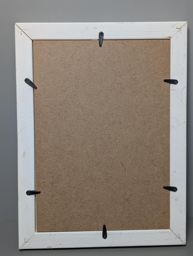 美品・額装付き】幻想アート作品／妖精とバラのイラスト