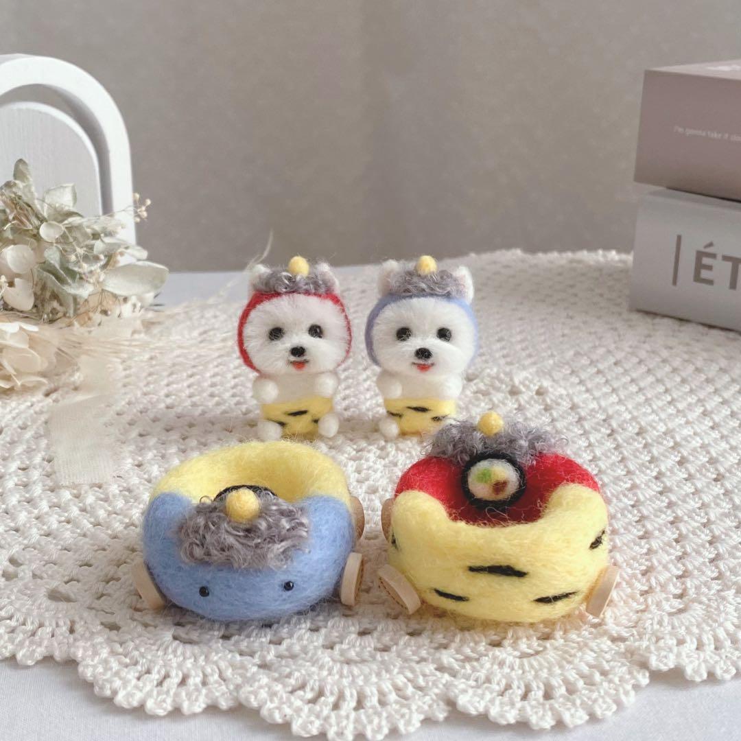 みみ様専用】節分 青鬼カーでレッツゴー‼︎ ウエスティ 羊毛フェルト