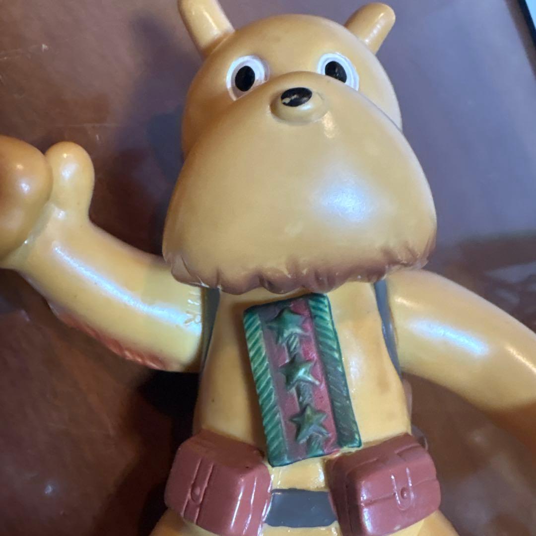 のらくろ ソフビ ④ モール中隊長 マルサンビンテージ　コレクター手放品