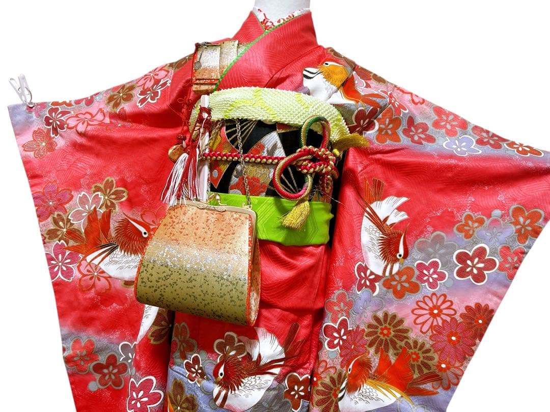 お買い得品♡七五三　7歳　女の子　フルセット　一式　ピンク　正絹