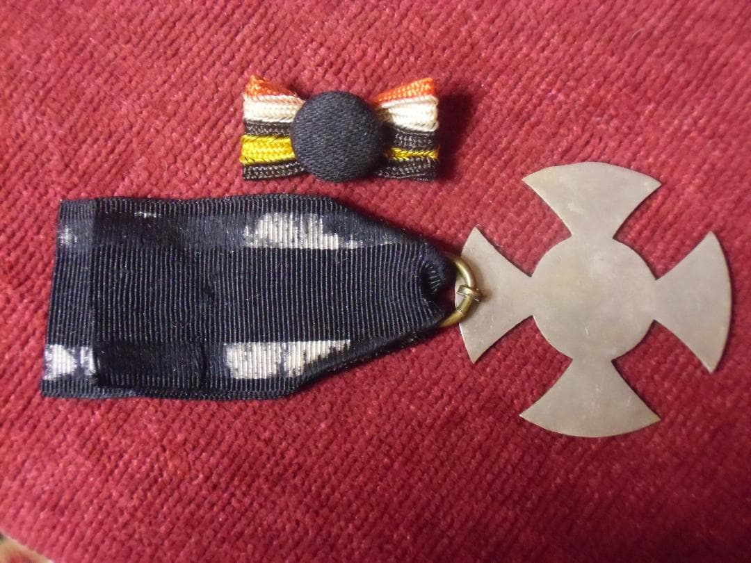 W帝政ドイツ軍/プロイセン王国＊１８６７年＊在郷軍人メダル＋略綬（実物）