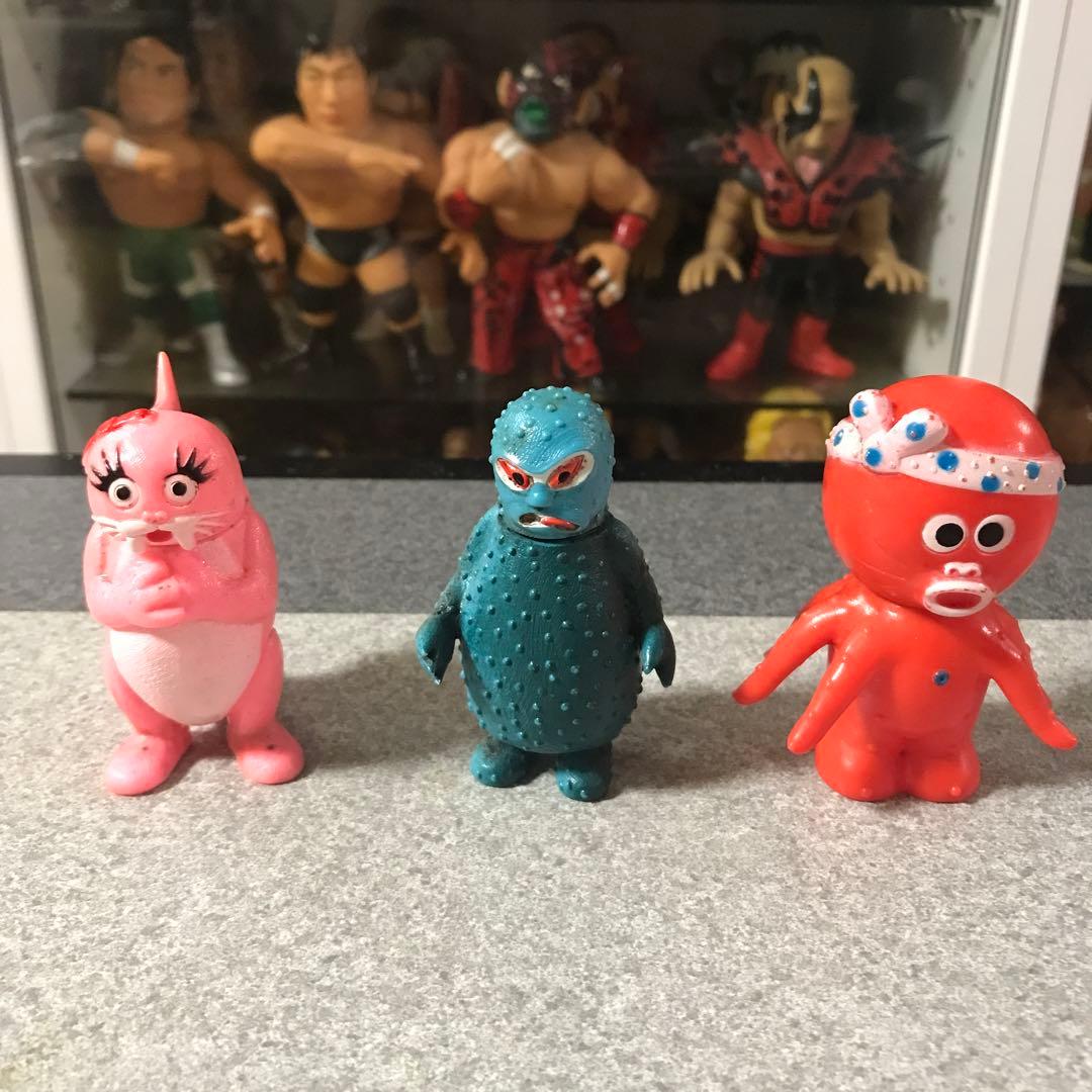 当時物ソフビ ブルマァク クレクレタコラ ソフビ 3体 ビンテージ