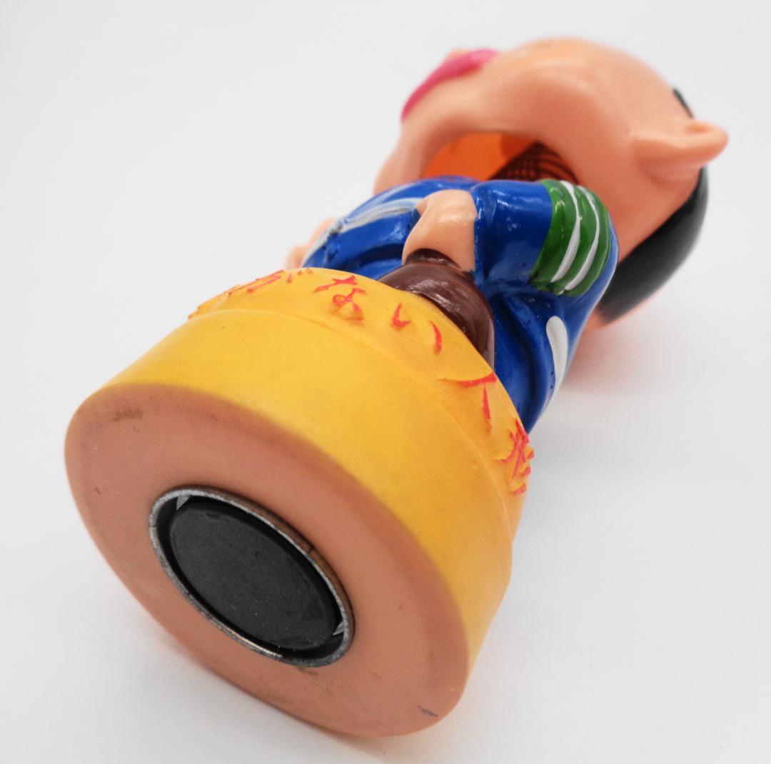 〖柳家金語楼〗金語楼のけがない人形 昭和レトロ芸能人 首振りソフビ人形