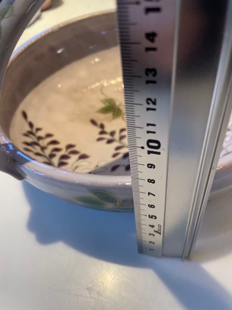 陶葊 陶あん 取手付き器 藤の花 - メルカリ