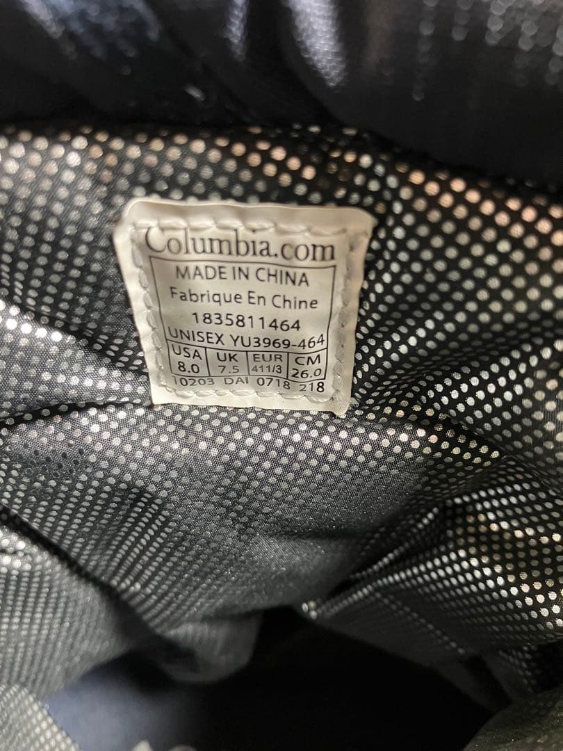 こ*ん様 美品★コロンビア スピンリールブーツアドバンスウォータープルーフオムニ