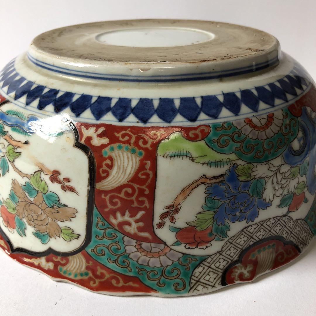 伊万里 大鉢 牡丹柄