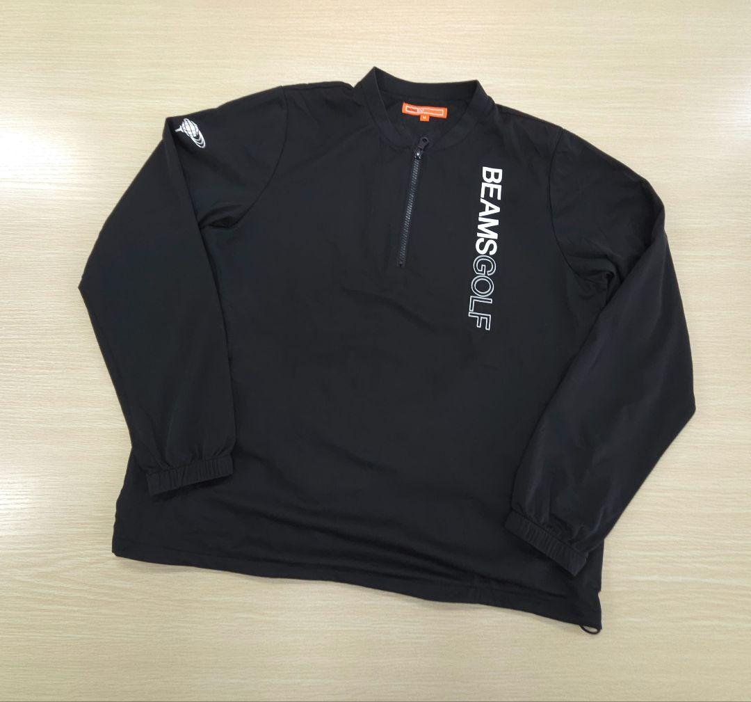 90. BEAMSGOLF ハーフジップ防風撥水ピステ