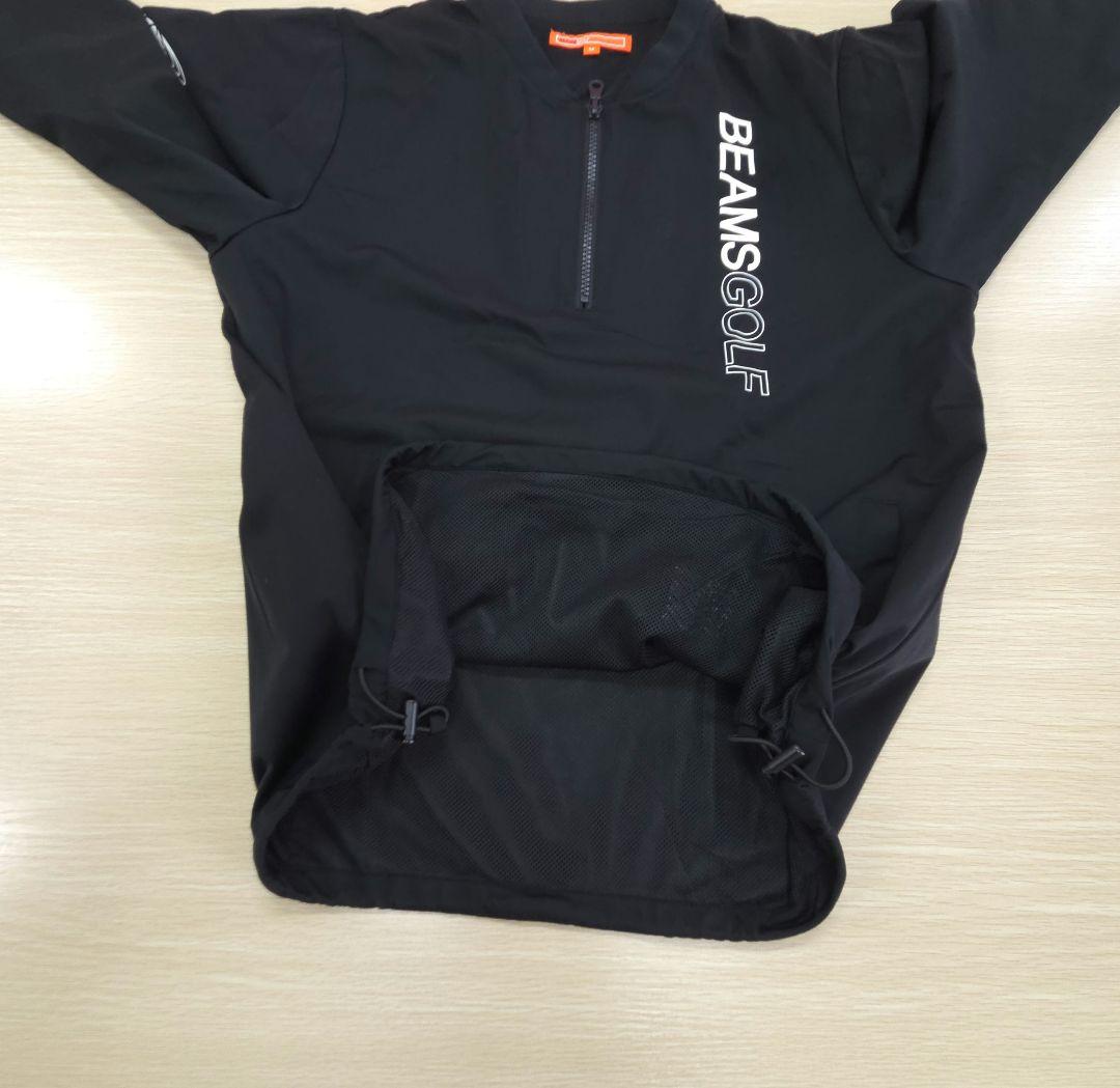 90. BEAMSGOLF ハーフジップ防風撥水ピステ