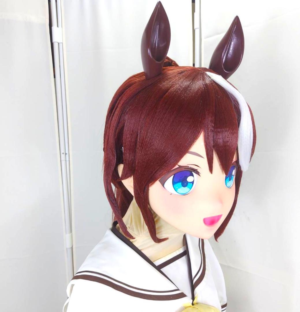 御坂美琴 全頭面鍵付き 着ぐるみ マスク コスプレ コスチューム