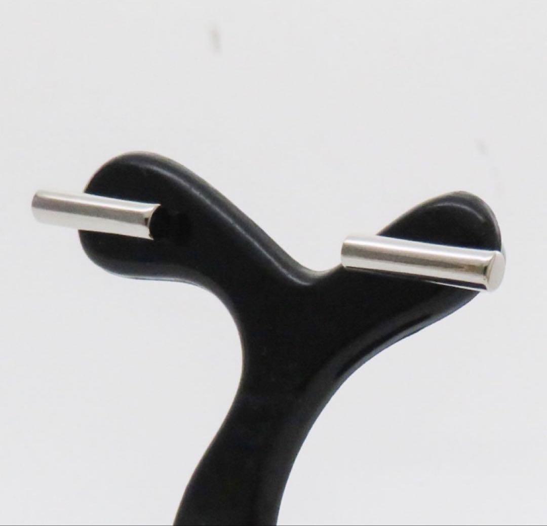 Pt900 バーデザインピアス プラチナ素材 地金 新品 おしゃれ 棒 - メルカリ