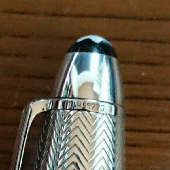 極上♪】 モンブラン 万年筆 ソリテール 146 ドゥエ シルバーバーリー