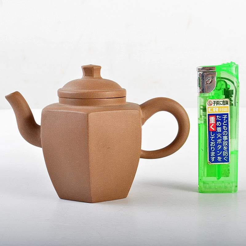 中国 小其製款 紫砂 黄泥 六角急須 茶壷 M R5557 - メルカリ