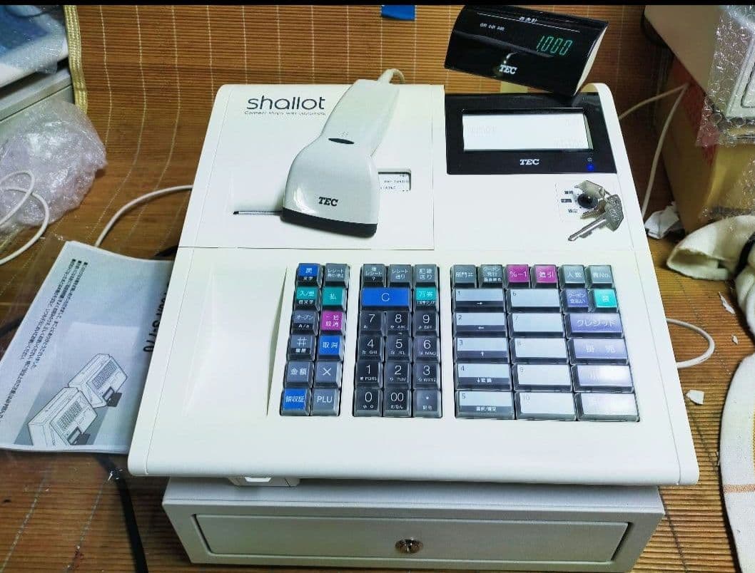 テックレジスターMA-700 設定無料 現行機種 121620 スキャナーセット