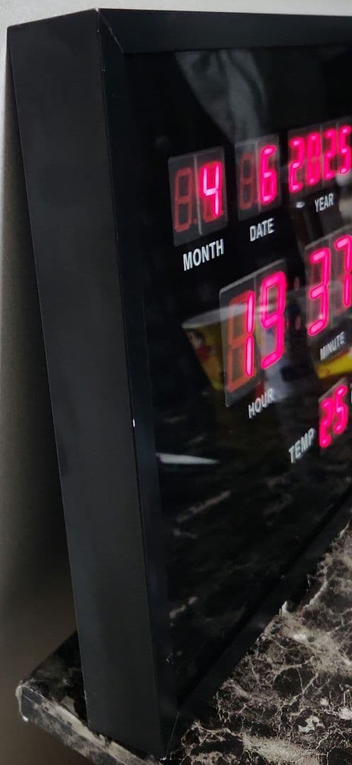 h*i様 JDL LED CLOCK デジタル掛け時計 / カレンダー 温度計