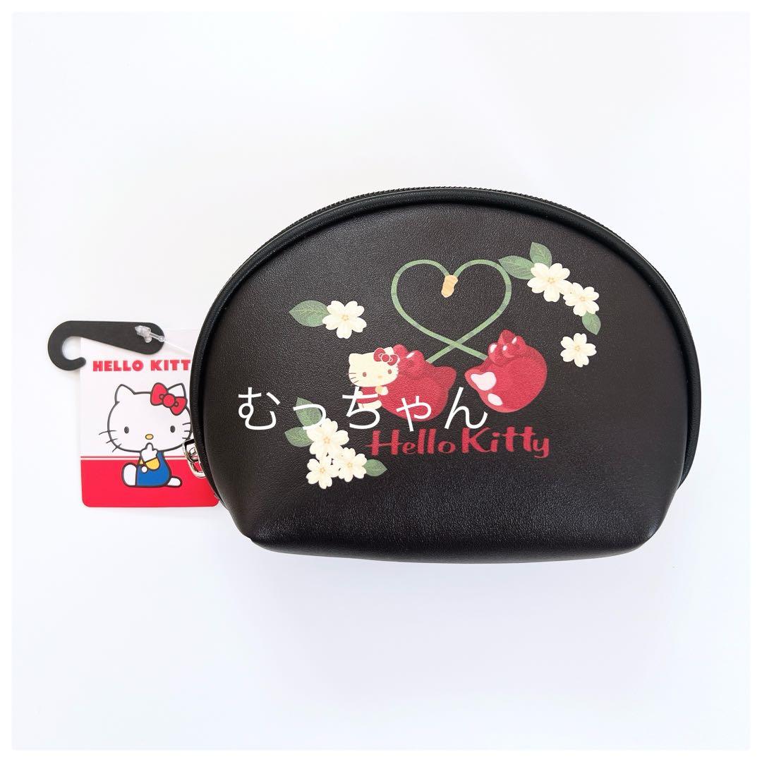 新品】 しまむら サンリオ ハローキティ さくらんぼ シェル ポーチ
