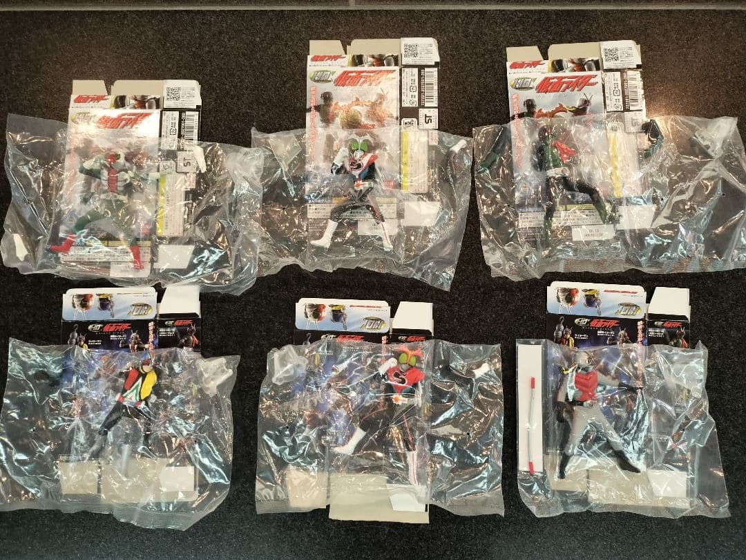 HDC 仮面ライダー フィギュア 全5種＋シークレット1種　計 6体セット