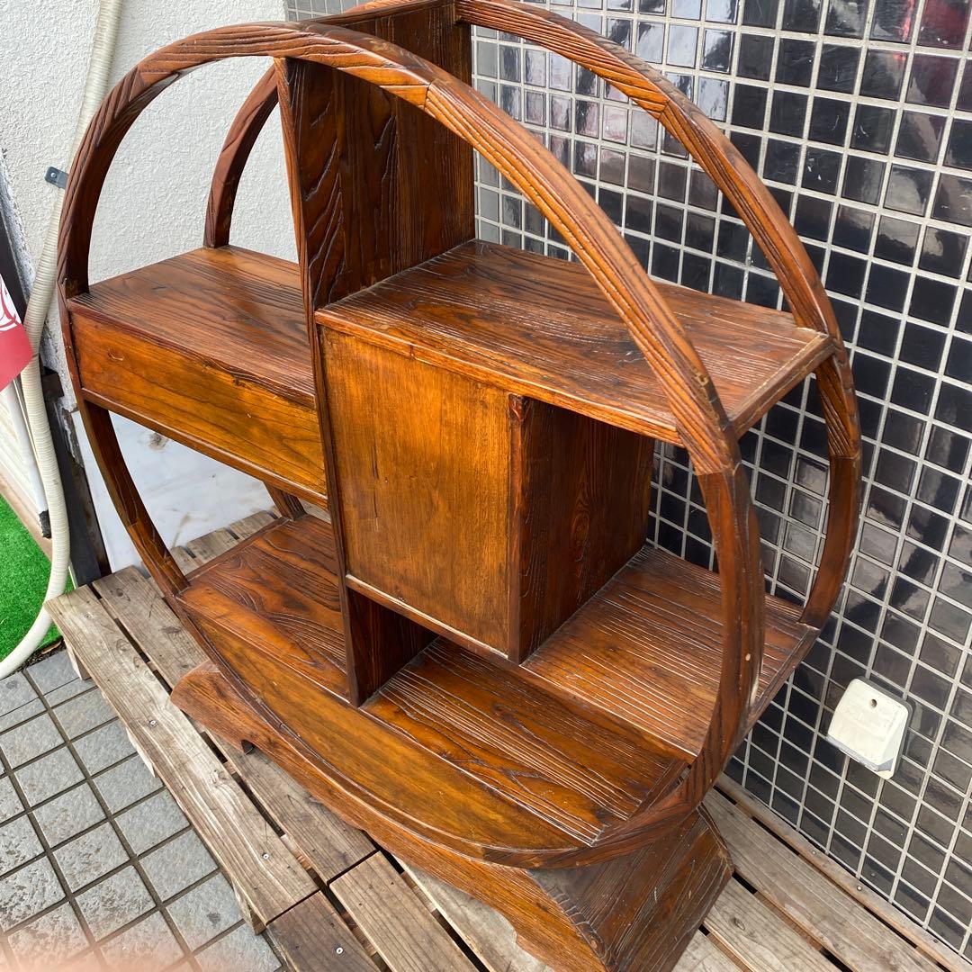 ヴィンテージ 形飾り棚 小引き出し シノワズリ 李朝 店舗什器 インテリア