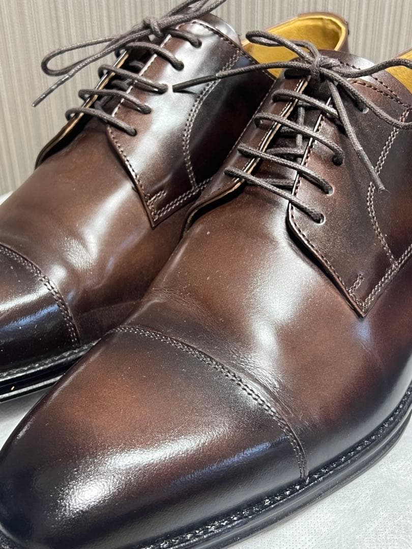 【美品】REAGAL/united arrows/ダークブラウン レザーシューズ