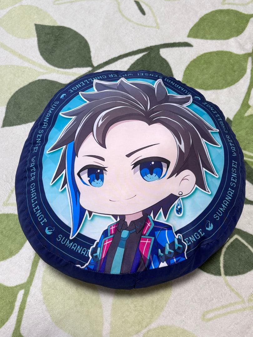 あっちページ　ウォーターチャレンジすまない先生　ブランケット&クッション