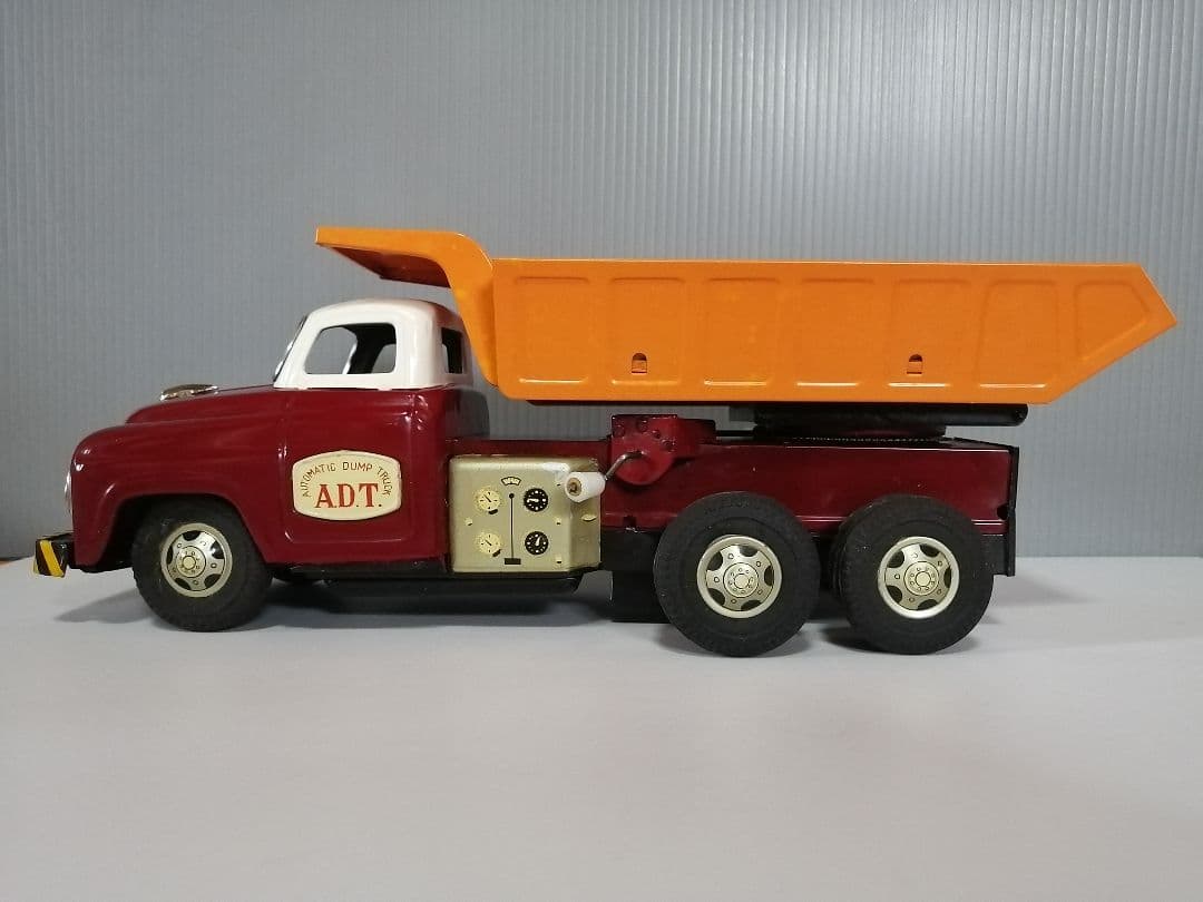 ダンプトラック & グラベルローダー 電動ブリキ アルプス商事 日本製