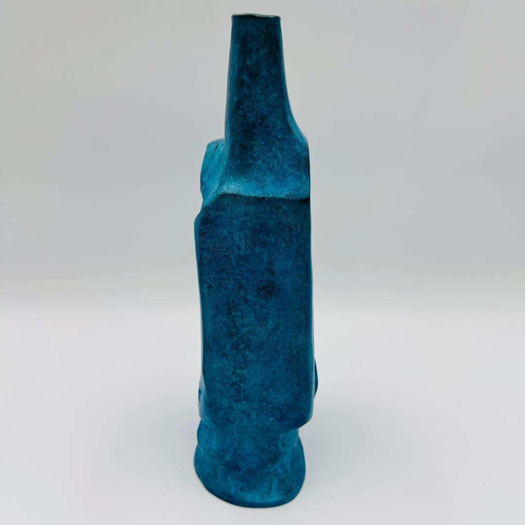 池田満寿夫 ブロンズ花瓶『煌』 共箱】花器 骨董 アンティーク