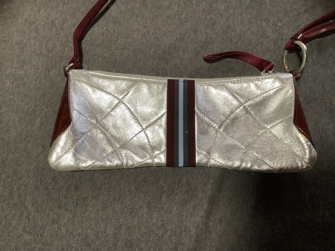 PRADA プラダ 希少 パーティバッグ ショルダー シルバー
