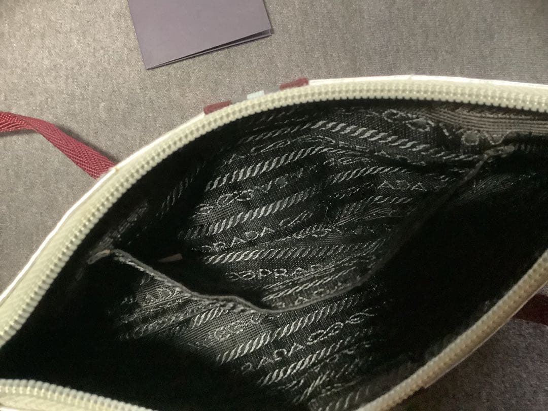 PRADA プラダ 希少 パーティバッグ ショルダー シルバー