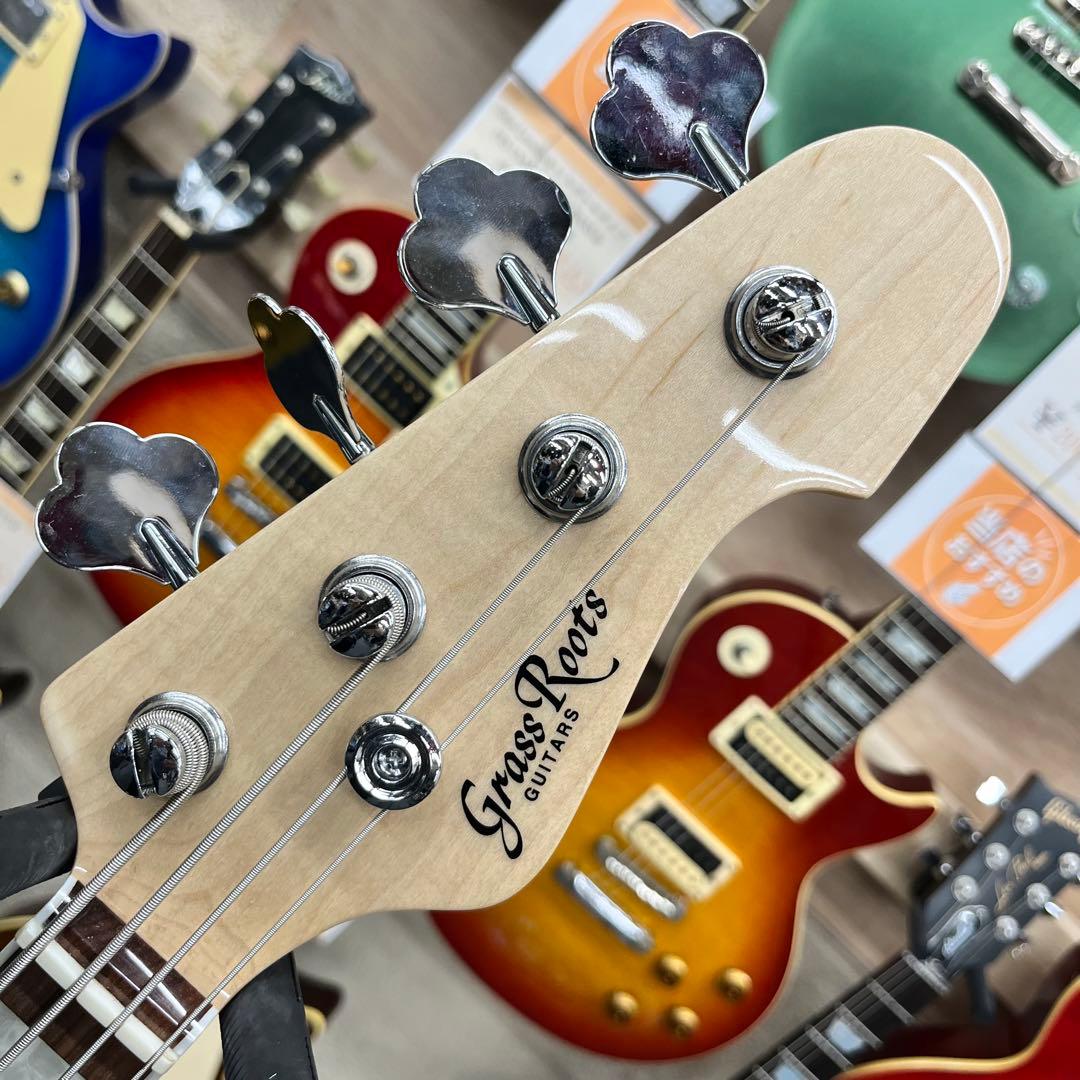 11386】Grass Roots AMAZE ジャズベースタイプ 水色