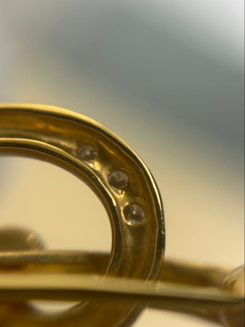 アコヤ真珠 K18，Silver ブローチ No.700 アコヤ真珠K18ブローチ