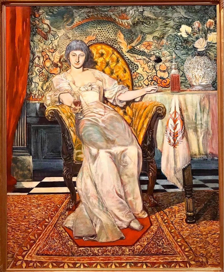 水彩画の花 内閣総理大臣賞受賞作家の作品