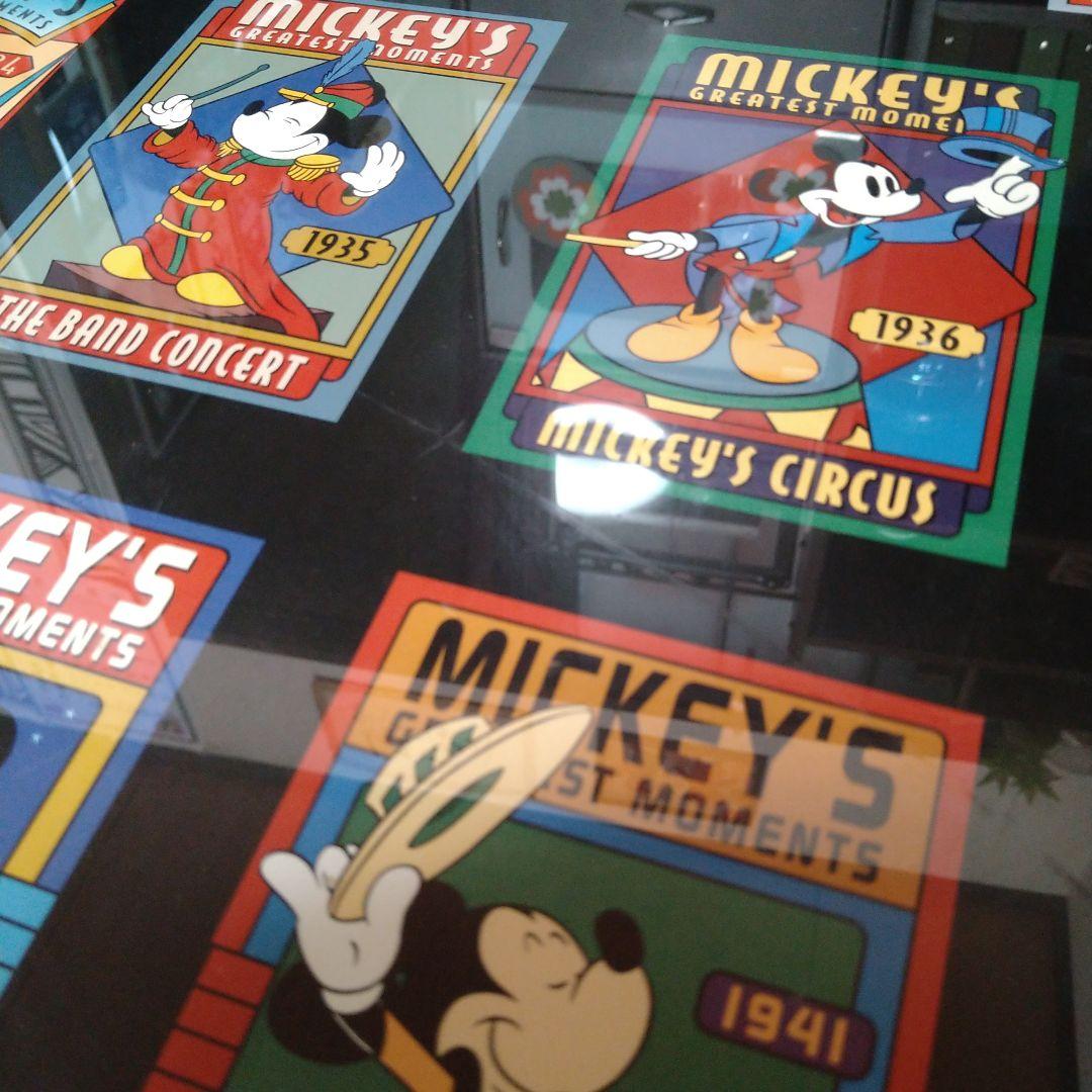 ディズニー 額付きアートポスター 歴代ミッキー映画のやつ