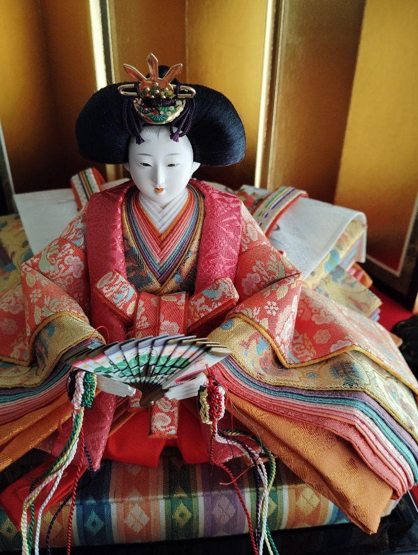 美品　雛人形３段松寿作　大阪松屋町久宝堂　<チャミチャミ様用>