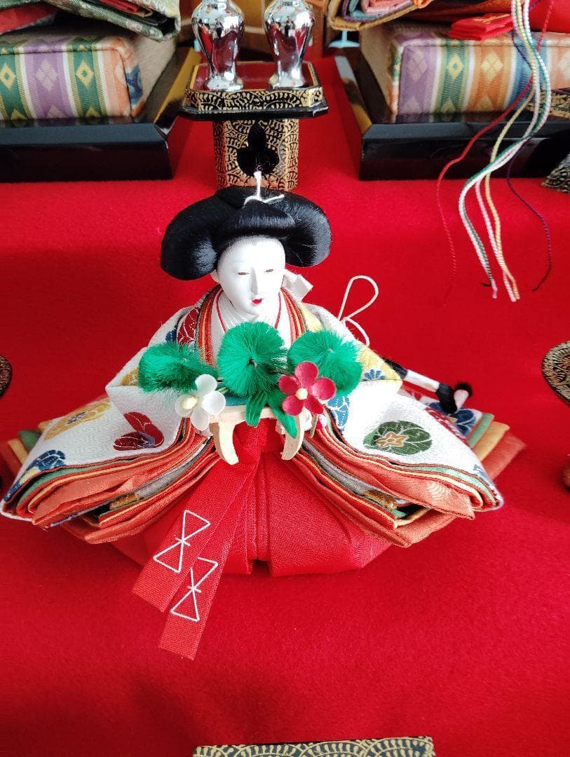 美品　雛人形３段松寿作　大阪松屋町久宝堂　<チャミチャミ様用>
